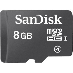 MICRO SD SANDISK 8GB CLASS 4