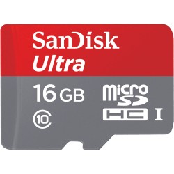 MICRO SD 16GB SANDISK 80MB/S